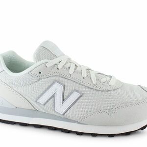 New Balance Light Gray White Athletic Sneakers